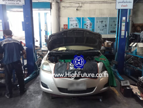 TOYOTA / VIOS เปลี่ยนหม้อต้ม NGV TOYOTA VIOSเปลี่ยนหม้อต้ม NGV 4 - High Future บริษัท ไฮฟิวเจอร์ จำกัด ศูนย์ติดตั้งแก๊สรถยนต์มาตรฐาน ซ่อมรถยนต์ ช่วงล่าง เบรค คลัทช์