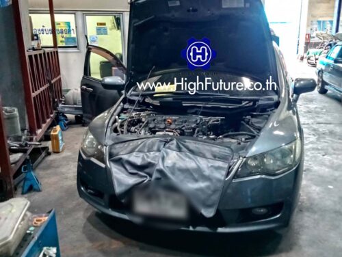 HONDA / CIVIC เปลี่ยนชุดสายไฟพร้อมกล่อง ECU HONDA CIVIC เปลี่ยนชุดสายไฟพร้อมกล่อง ECU 3 - High Future บริษัท ไฮฟิวเจอร์ จำกัด ศูนย์ติดตั้งแก๊สรถยนต์มาตรฐาน ซ่อมรถยนต์ ช่วงล่าง เบรค คลัทช์
