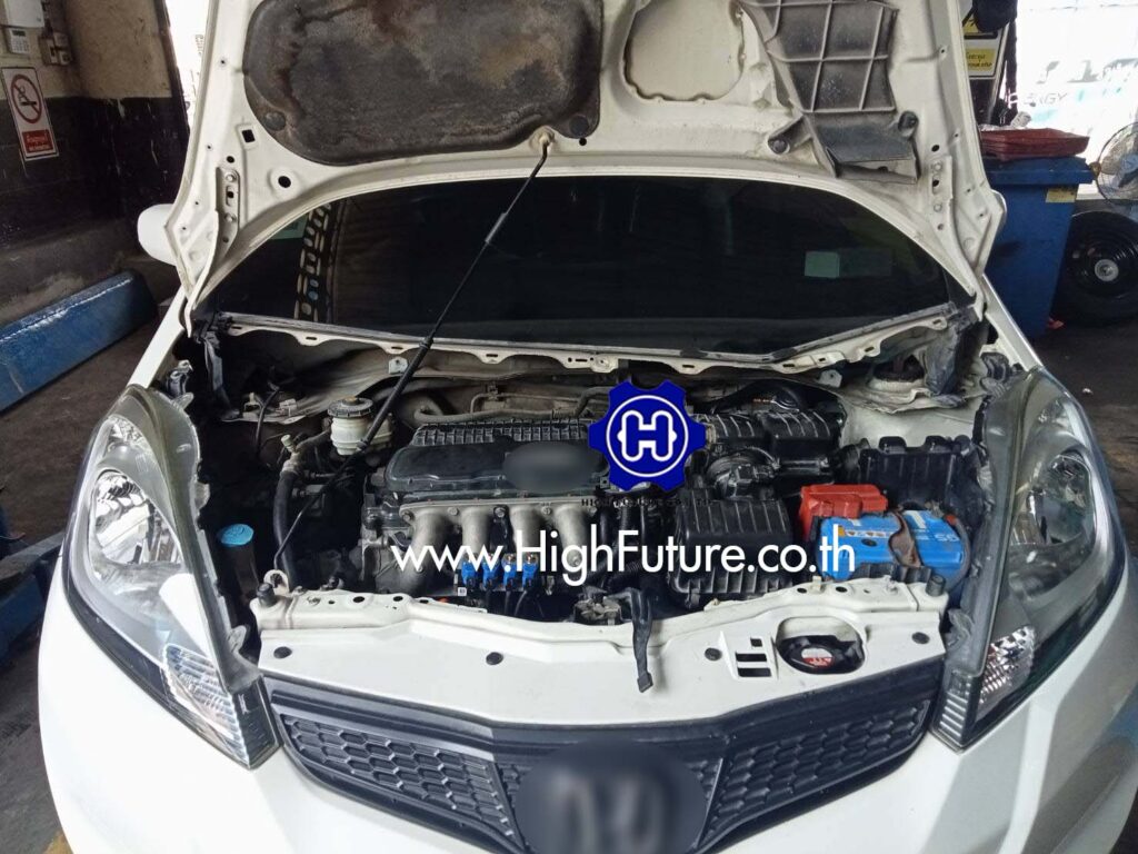 HONDA JAZZ ติดตั้งแก๊สรถยนต์ ENERGY REFORM 6 - High Future บริษัท ไฮฟิวเจอร์ จำกัด ศูนย์ติดตั้งแก๊สรถยนต์มาตรฐาน ซ่อมรถยนต์ ช่วงล่าง เบรค คลัทช์