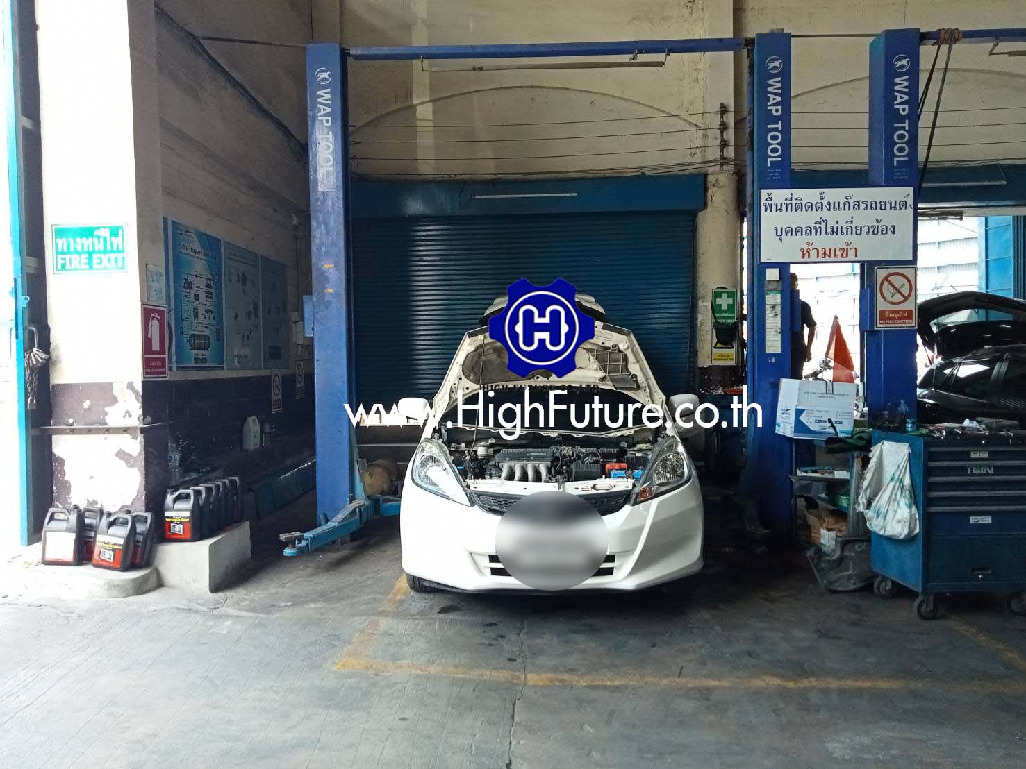 HONDA JAZZ ติดตั้งแก๊สรถยนต์ ENERGY REFORM 8 - High Future บริษัท ไฮฟิวเจอร์ จำกัด ศูนย์ติดตั้งแก๊สรถยนต์มาตรฐาน ซ่อมรถยนต์ ช่วงล่าง เบรค คลัทช์